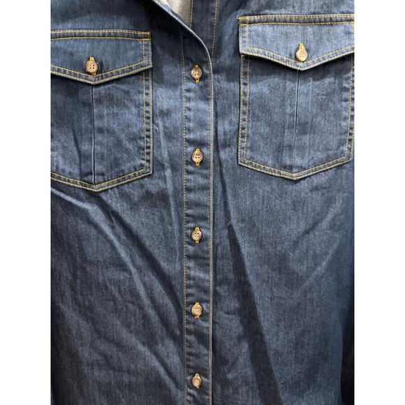 Pendleton Woolen Mills Denim Button Down Shirt Size Medium NWT MSRP $99 - Picture 5 of 8